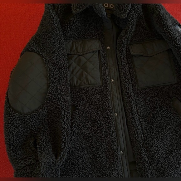 ALO Yoga Black Edge Shacket - Picture 10 of 10